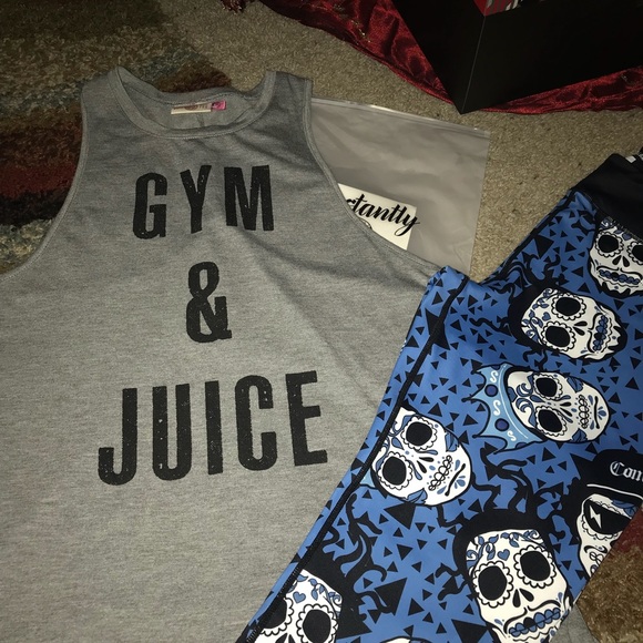 Other - New Rap Leggings w/choice of Either tank